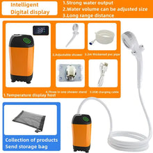 Load image into Gallery viewer, Portable Rechargeable Shower Set