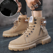 Load image into Gallery viewer, Retro British High-Top Tradie Boots for Men