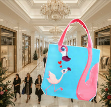 Load image into Gallery viewer, Flamingo Gift Bag