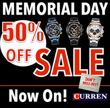 Load image into Gallery viewer, CURREN Premium Style Chronograph Watch