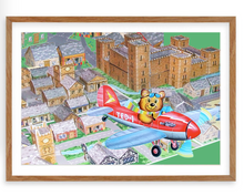 Load image into Gallery viewer, Benny Bear Kids Bedroom or Play Room Print Digital Download