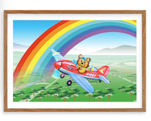 Load image into Gallery viewer, Benny Bear Kids Bedroom or Play Room Print Digital Download