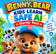Load image into Gallery viewer, Kids Learn Safe I.A. with Benny Bear