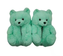 Load image into Gallery viewer, Cute Colorful Teddy Slippers