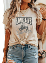 Load image into Gallery viewer, Long-Live Cowboys Shirt, Western Shirt, Retro Cowboy Shirt