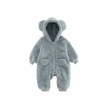 Load image into Gallery viewer, Furry Cotton Teddy Bear Bodysuit