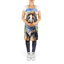 Load image into Gallery viewer, Bernedoodle Cowboy Welcome Apron