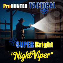 Load image into Gallery viewer, Tactical NightViper XHP90 LED Flashlight: USB Rechargeable Power Military Grade Performance