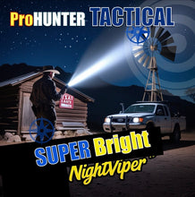 Load image into Gallery viewer, Tactical NightViper XHP90 LED Flashlight: USB Rechargeable Power Military Grade Performance