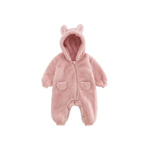 Load image into Gallery viewer, Furry Cotton Teddy Bear Bodysuit