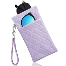 Load image into Gallery viewer, Soft Double Eyeglass Case with Carrying Strap