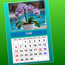 Load image into Gallery viewer, ORCHID CALENDAR 2027 Plus FREE Orchid Growing Guide