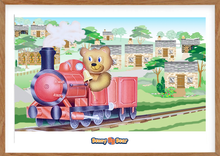 Load image into Gallery viewer, Benny Bear Kids Bedroom or Play Room Print Digital Download