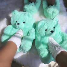 Load image into Gallery viewer, Cute Colorful Teddy Slippers