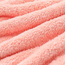 Load image into Gallery viewer, Baby Bath Towel Soft Warm Sleeping Swaddle Wrap for Girl Boy Coral Fleece Newborn Blanket Toddler Hooded Baby Stuff Bathrobe
