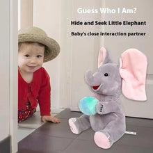 Load image into Gallery viewer, Peek A Boo Hide-And-Seek Elephant Plush Toy Interactive Singing Musical Fun