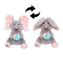 Load image into Gallery viewer, Peek A Boo Hide-And-Seek Elephant Plush Toy Interactive Singing Musical Fun