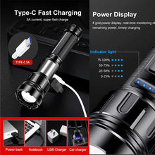 Load image into Gallery viewer, Powerful Led Flashlight Rechargeable LED