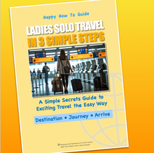 Load image into Gallery viewer, Ladies Solo Travel in 3 Simple Steps Guide ebook