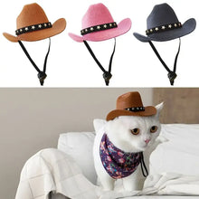 Load image into Gallery viewer, Star Cowboy Hat Pet