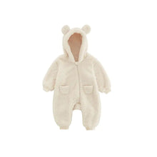 Load image into Gallery viewer, Furry Cotton Teddy Bear Bodysuit