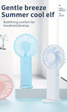 Load image into Gallery viewer, Neck Fan -Portable USB and Desk Top Mount or Handheld