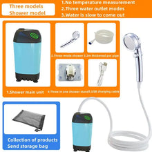 Load image into Gallery viewer, Portable Rechargeable Shower Set