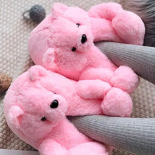 Load image into Gallery viewer, Cute Colorful Teddy Slippers
