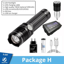 Load image into Gallery viewer, Rechargeable LED Flashlight