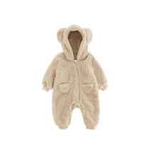 Load image into Gallery viewer, Furry Cotton Teddy Bear Bodysuit