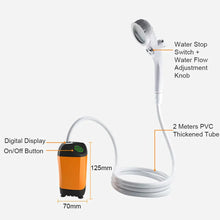 Load image into Gallery viewer, Portable Rechargeable Shower Set