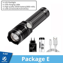 Load image into Gallery viewer, Rechargeable LED Flashlight