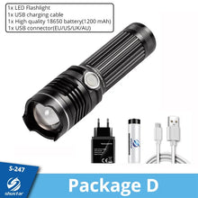 Load image into Gallery viewer, Rechargeable LED Flashlight