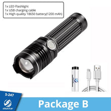 Load image into Gallery viewer, Rechargeable LED Flashlight
