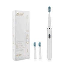 Load image into Gallery viewer, SEAGO Rechargeable Sonic Toothbrush