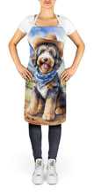 Load image into Gallery viewer, Bernedoodle Cowboy Welcome Apron