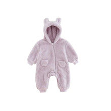 Load image into Gallery viewer, Furry Cotton Teddy Bear Bodysuit