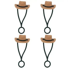 Load image into Gallery viewer, Silicone Cowboy Hat Straw