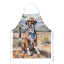 Load image into Gallery viewer, Boxer Cowboy Welcome Apron