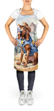 Load image into Gallery viewer, Bloodhound Cowboy Welcome Apron
