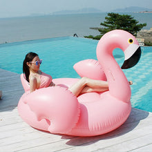 Load image into Gallery viewer, Inflatable Flamingo Swimming Pool Float