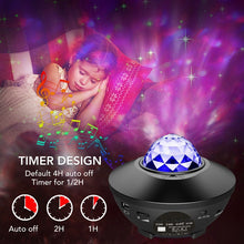 Load image into Gallery viewer, Night Light with Ocean Wave Music Speaker