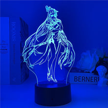 Load image into Gallery viewer, Genshin Impact Night Light 3D Illusion