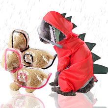 Load image into Gallery viewer, Four-legged Dinosaur Raincoat for Dogs