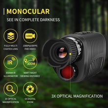 Load image into Gallery viewer, 1080P HD Monocular Night Vision Device