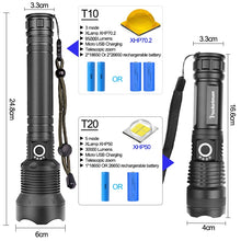 Load image into Gallery viewer, Waterproof Rechargeable Flashlight