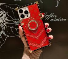 Load image into Gallery viewer, Luxury Flower Glitter Diamond Phone Case for iPhone
