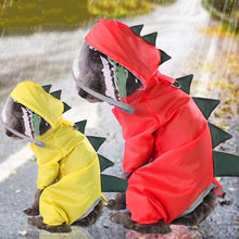 Load image into Gallery viewer, Four-legged Dinosaur Raincoat for Dogs