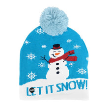Load image into Gallery viewer, LED Christmas Knitted Hat
