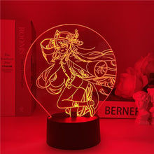 Load image into Gallery viewer, Genshin Impact Night Light 3D Illusion